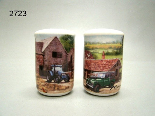 Farmyard peper en zoutstel