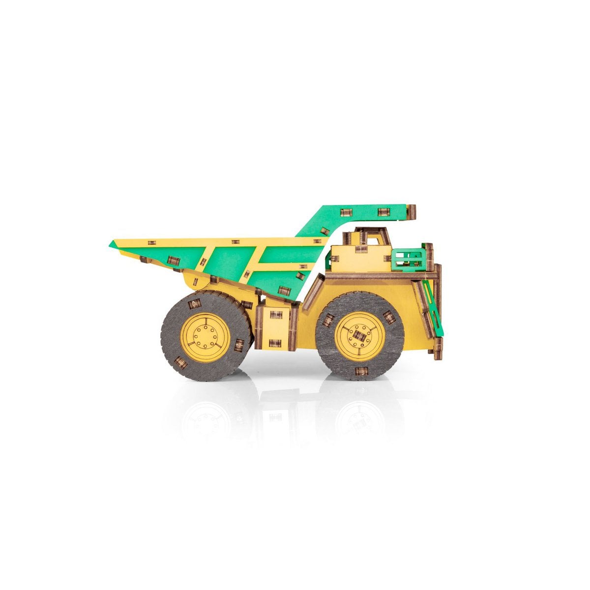 Mining Dump Truck Belaz-7513E houten 3D puzzel, 17 × 9 × 10 cm