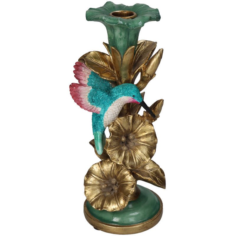 Kolibrie kaarsenhouder decoratief, 26 cm