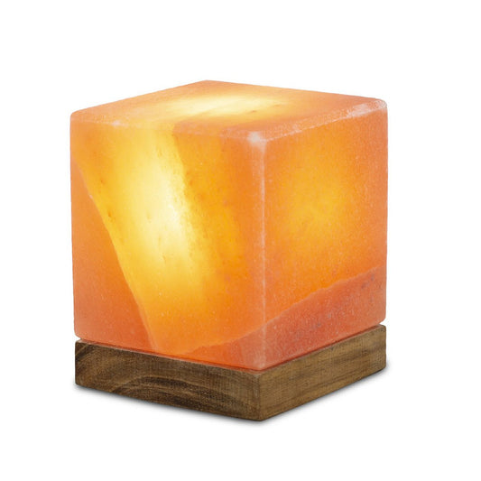 Salt Dreams kubus zoutlamp 10x10x12 cm