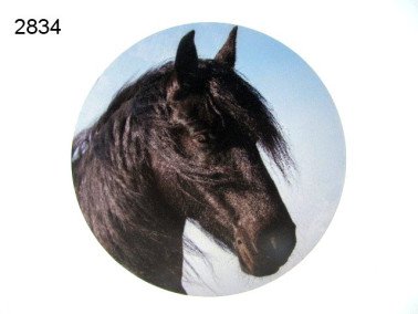 Houten decoratie Fries paard, 15 cm
