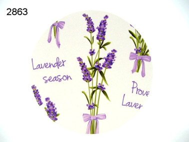 Houten decoratie lavendel, 15 cm
