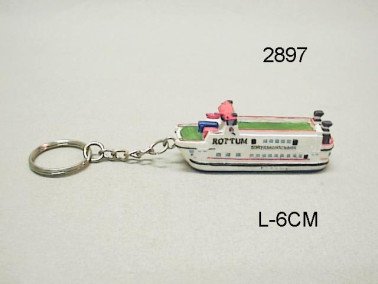 Schiermonnikoog, boot sleutelhanger, 6 cm