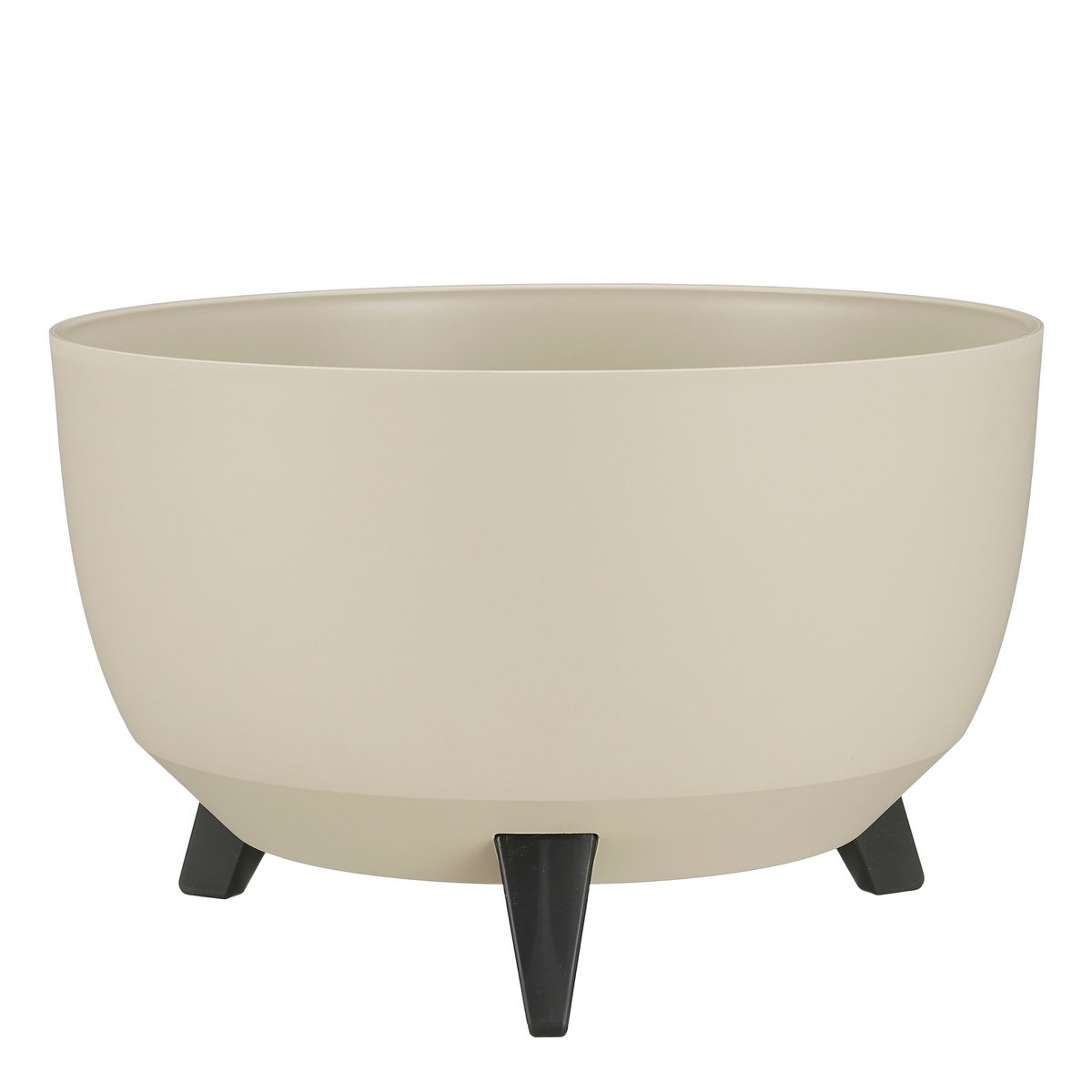 Plantenbak Doppio beige, Ø40 cm