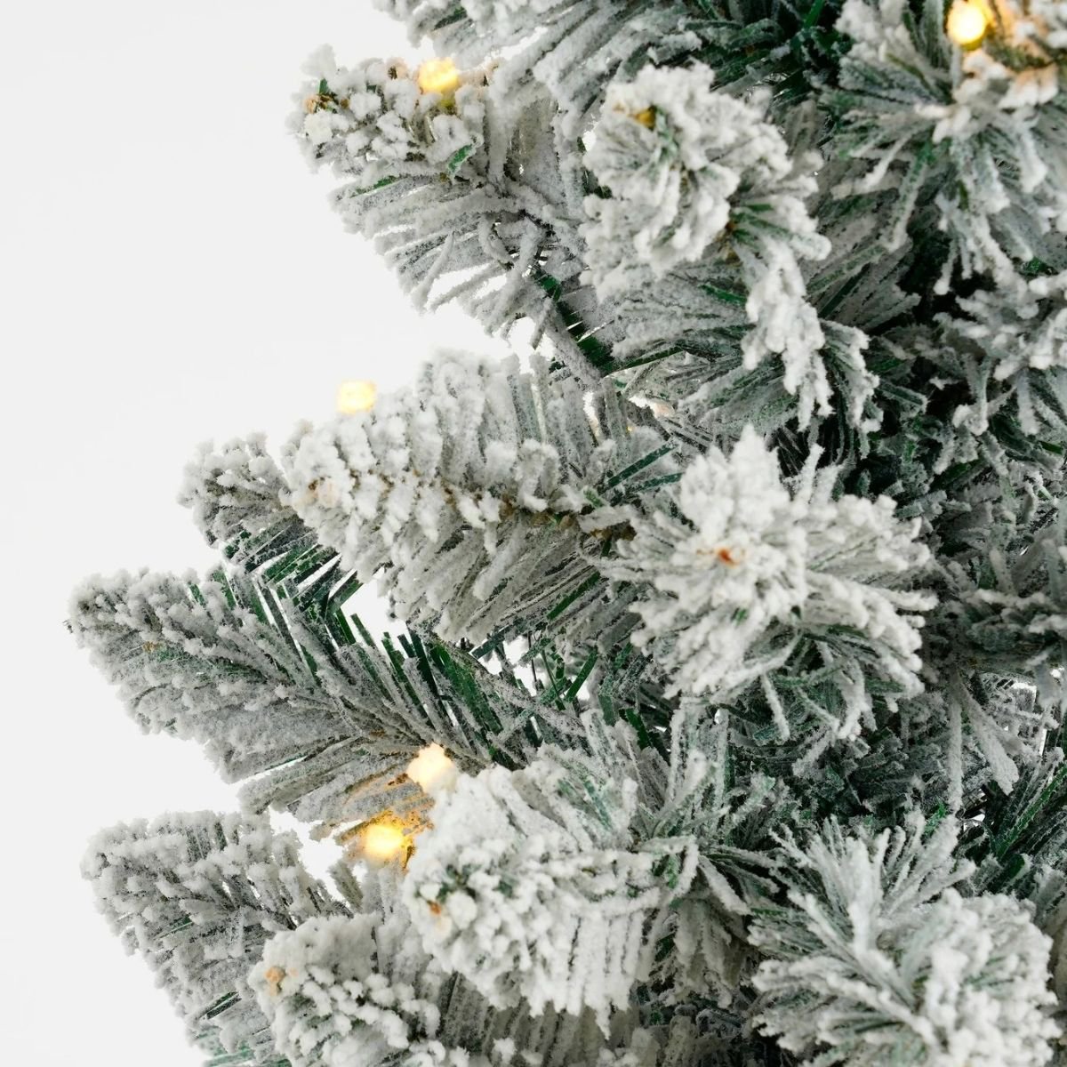 Gerlos besneeuwde kunstkerstboom met verlichting, 120 cm, Ø 51 cm