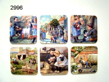 Ot en Sien onderzetters, 6 stuks