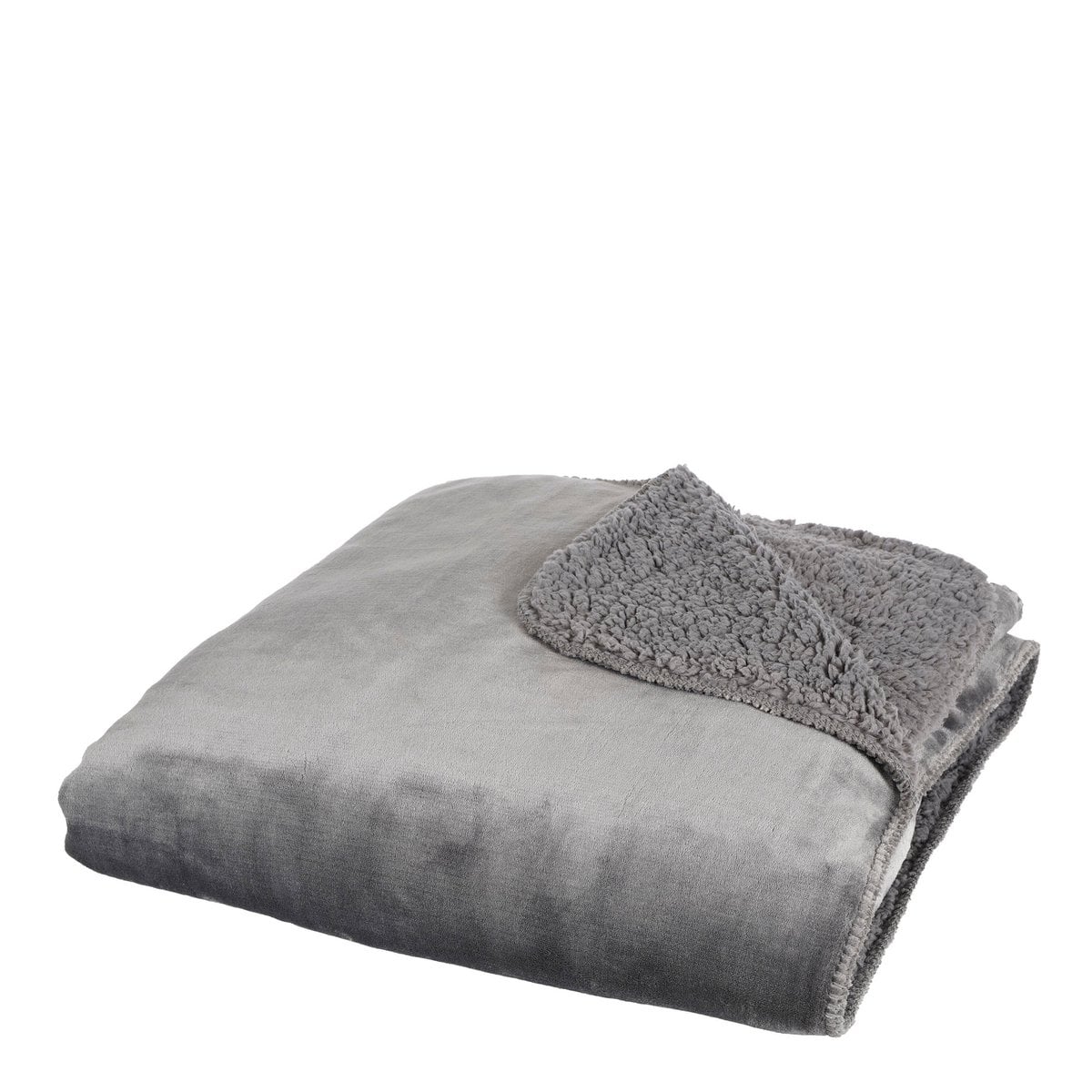Mica Decorations Mardy Plaid – Fleece Antraciet (150 x 200 cm)