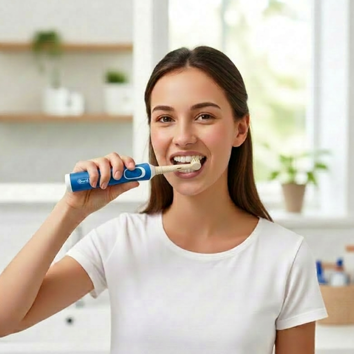 Bio-based Oral-B opzetborstels XL, 4 stuks