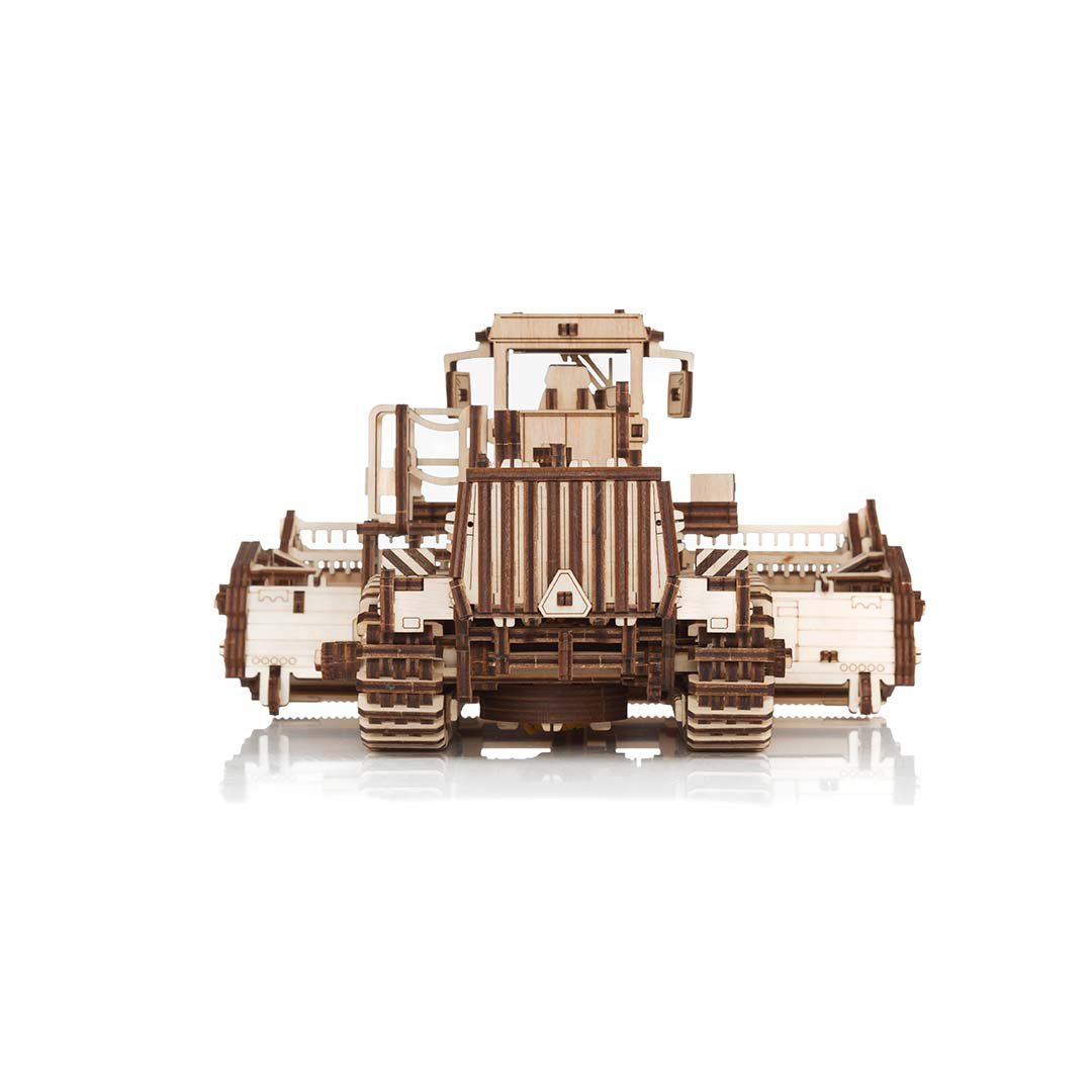 3D mechanische houten puzzel maaier CS-150C 31,5 × 26,1 × 14,5 cm – 963 stukjes