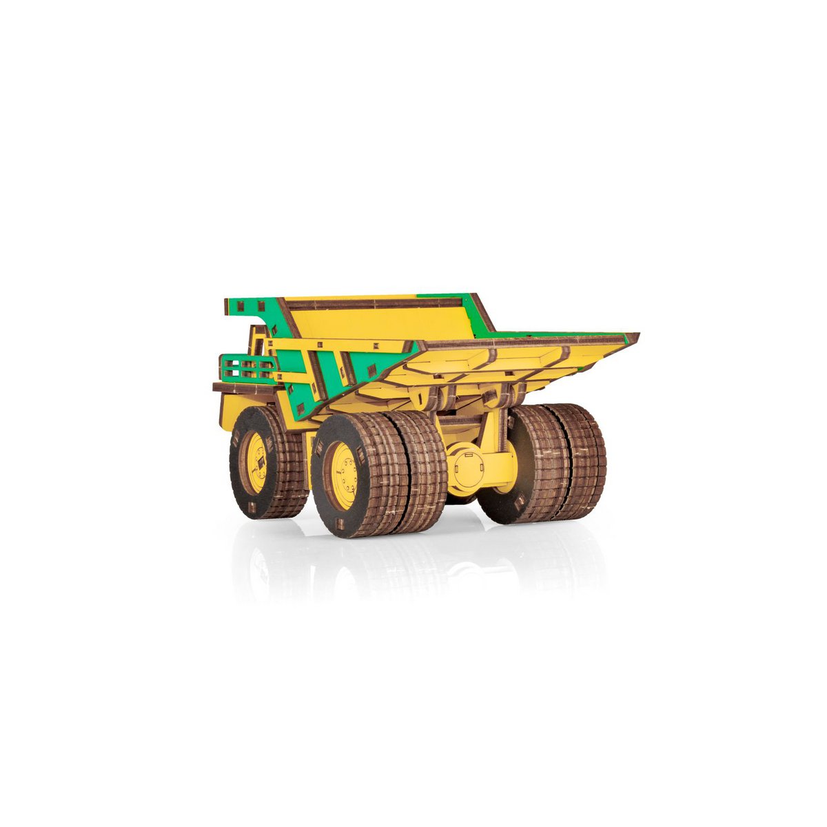 Mining Dump Truck Belaz-7513E houten 3D puzzel, 17 × 9 × 10 cm