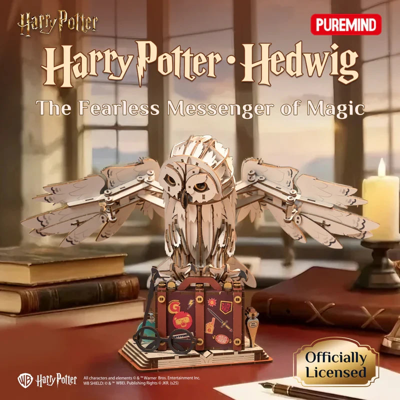 Harry Potter Hedwig bouwset, 33,1 x 15,1 x 20,4 cm