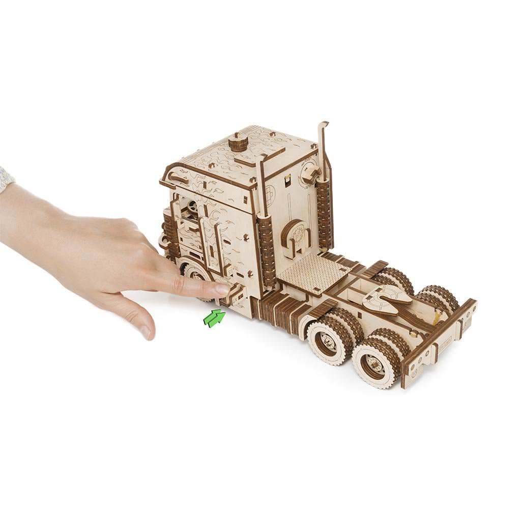 3D mechanische houten puzzel truck Road King 29,3 × 13,2 × 17,5 cm – 478 stukjes
