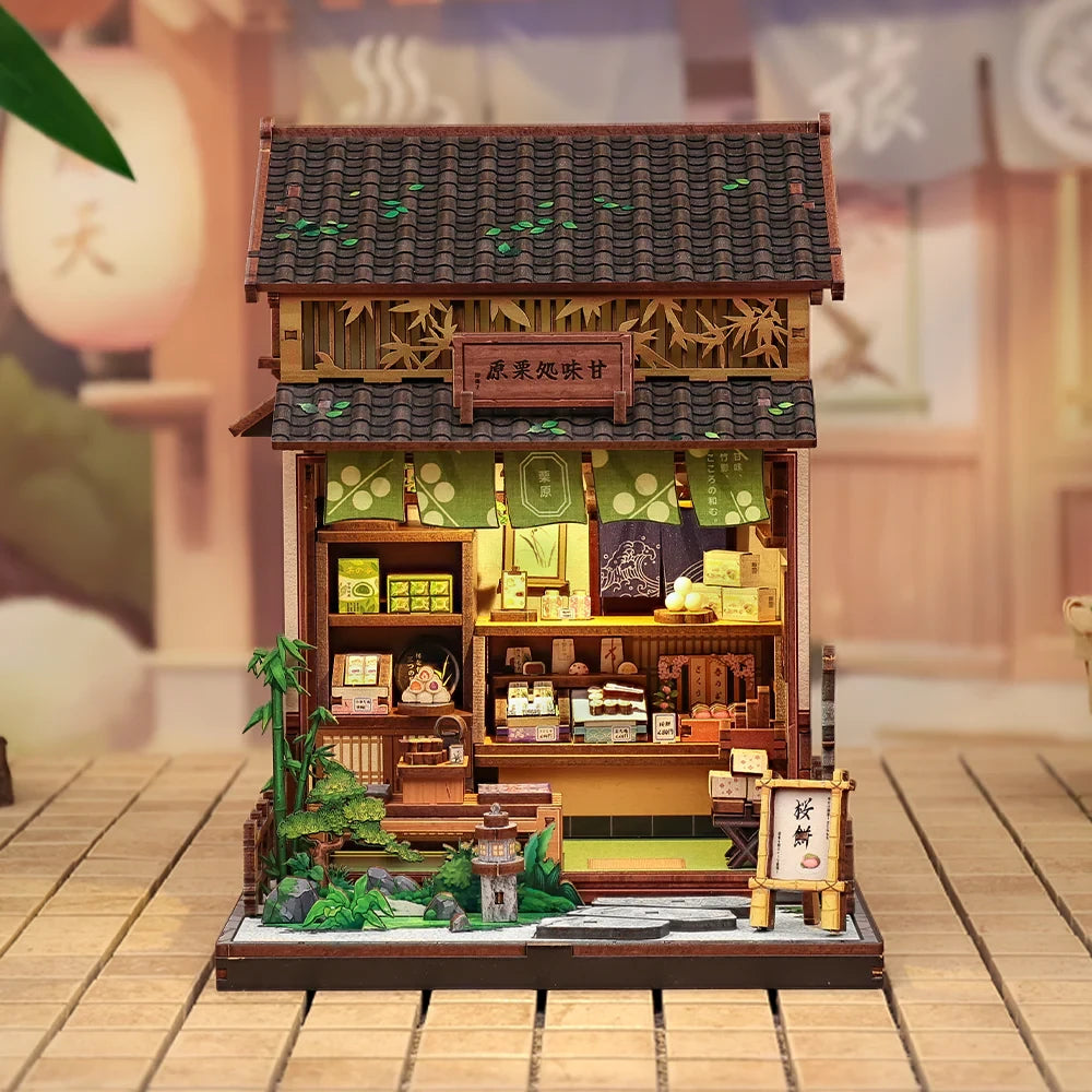 Kanmi Dokoro Kurihara miniatuurhuisje, 14 × 14 × 19 cm