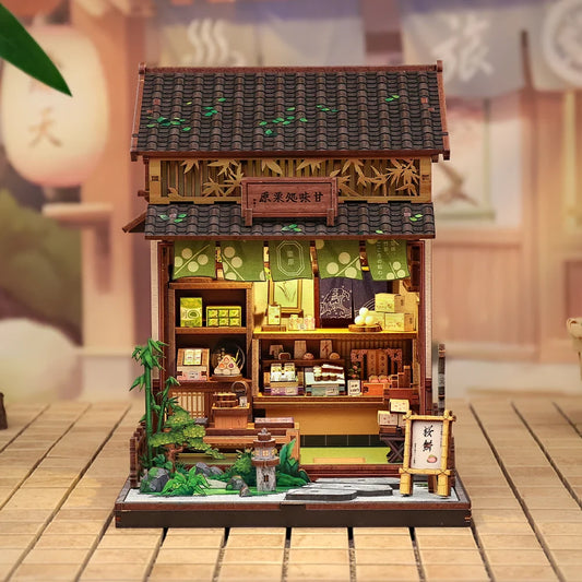 Kanmi Dokoro Kurihara miniatuurhuisje, 14 × 14 × 19 cm
