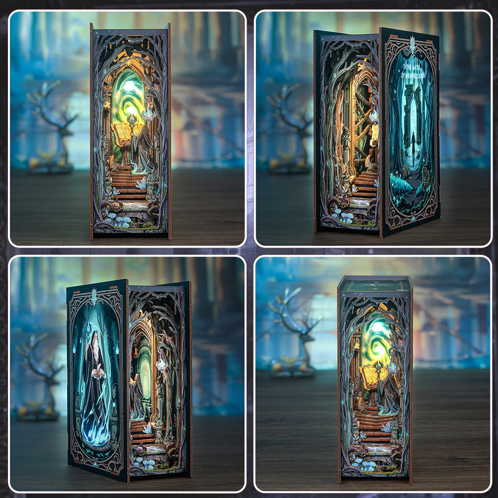 DIY book nook The Gate of Wonderland, 22 cm