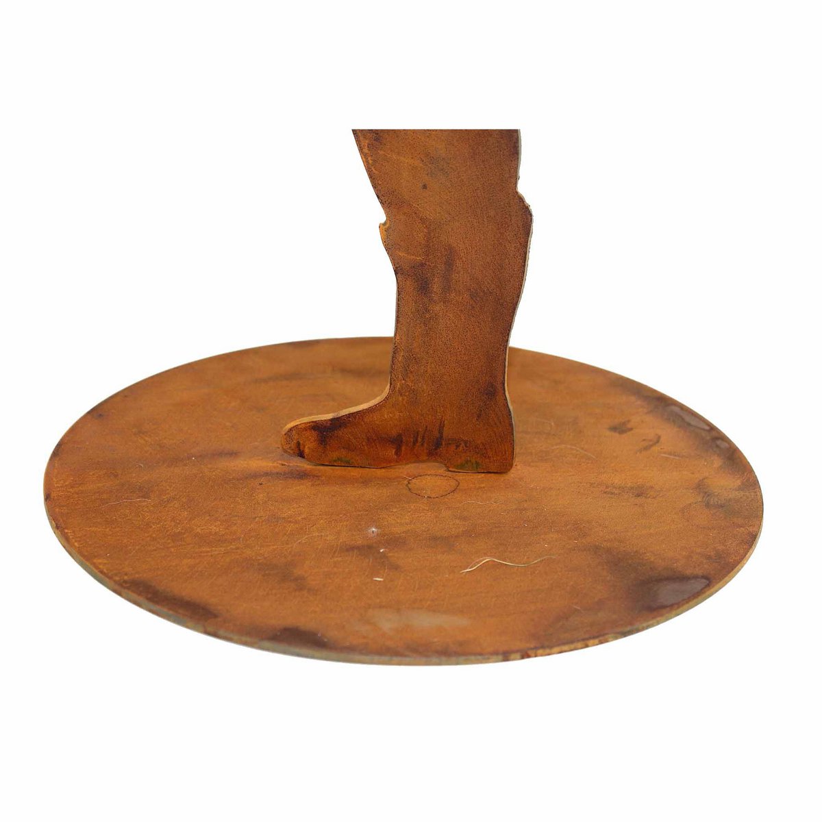 Roestmetalen jager “Fritz” met verrekijker, 60 cm