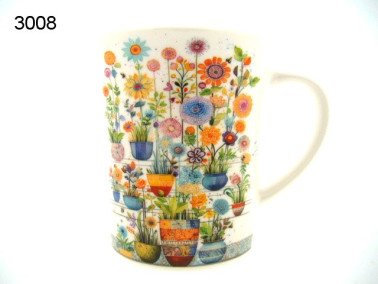Bloemen mok, 300 ml