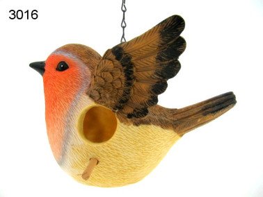 Roodborst vogelhuisje, 25 x 16 x 17 cm