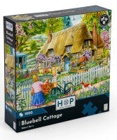 Bluebell Cottage legpuzzel, 1000 stukjes, 68 x 49 cm