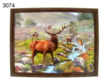 Edelhert schootkussen