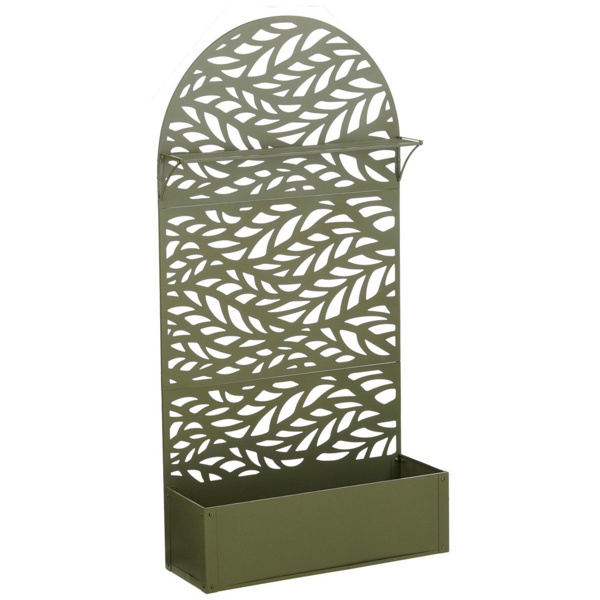 Sapri plantenbak met klimrek, groen, 90 × 33 × 180 cm
