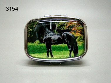 Fries, paard, pillendoosje
