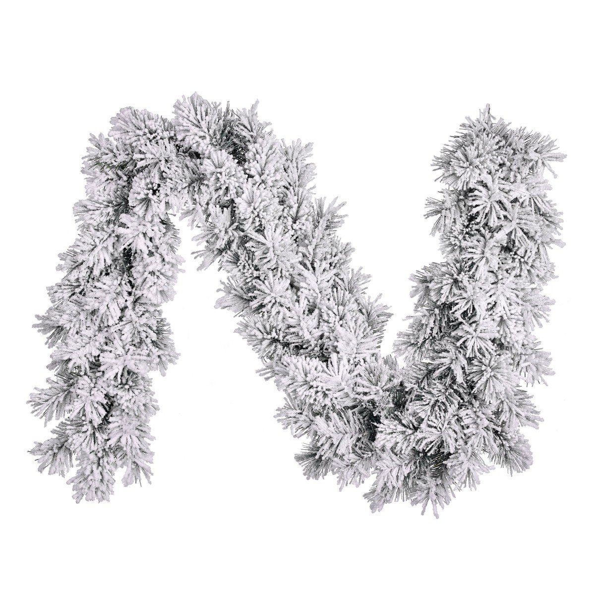 Dinsmore besneeuwde guirlande, 270 cm, Ø 25 cm