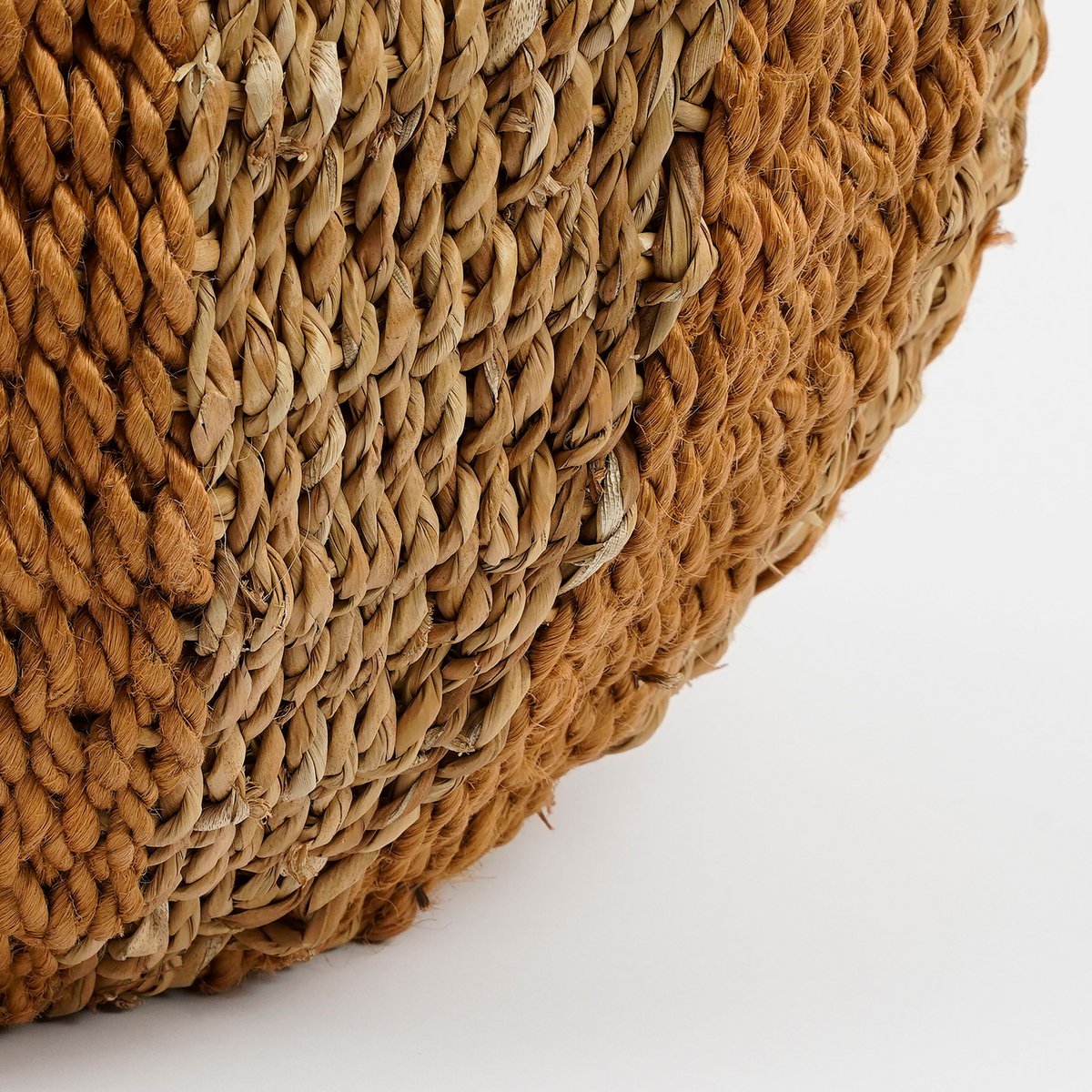 Mica Decorations Tacoma Opbergmand – Jute Geel (H47 x Ø50 cm)