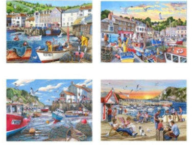 Days at the Dock legpuzzel set, 4 x 500 stukjes