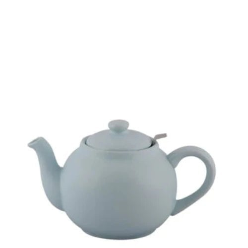 Theepot van steengoed met RVS zeef, 1,5 liter