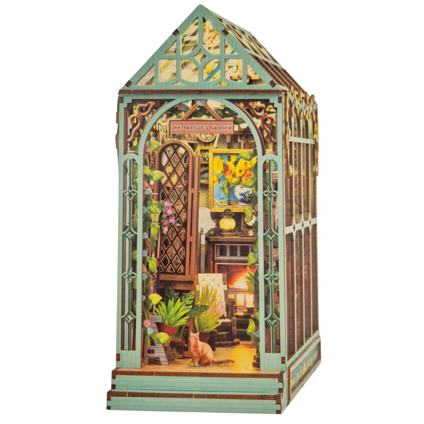 Sunroom book nook, 23,3 × 10 × 19 cm