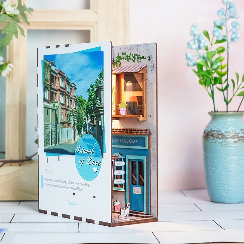 DIY book nook Island of love, 24,5 cm