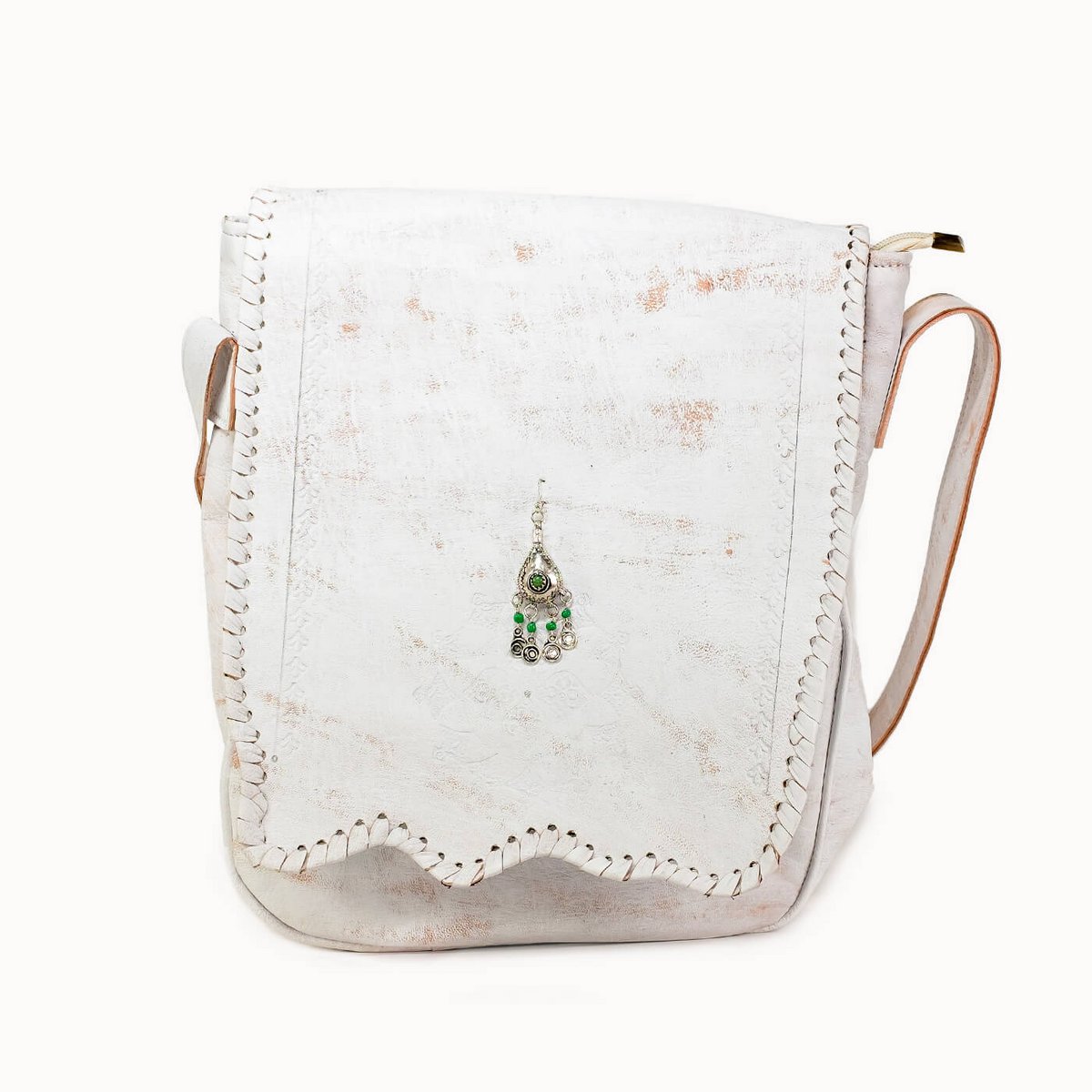 Pandora leren schoudertas, 30 × 9 × 33 cm