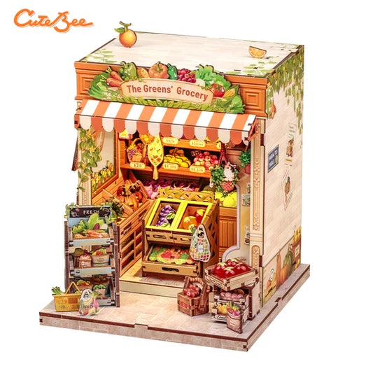 The Green Grocery miniatuurhuisje, 16,2 × 15,8 × 20,6 cm