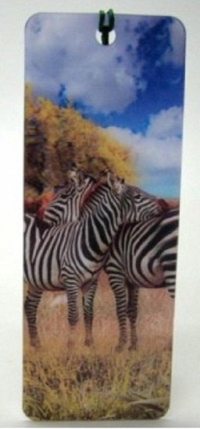Zebra, 3D boekenlegger