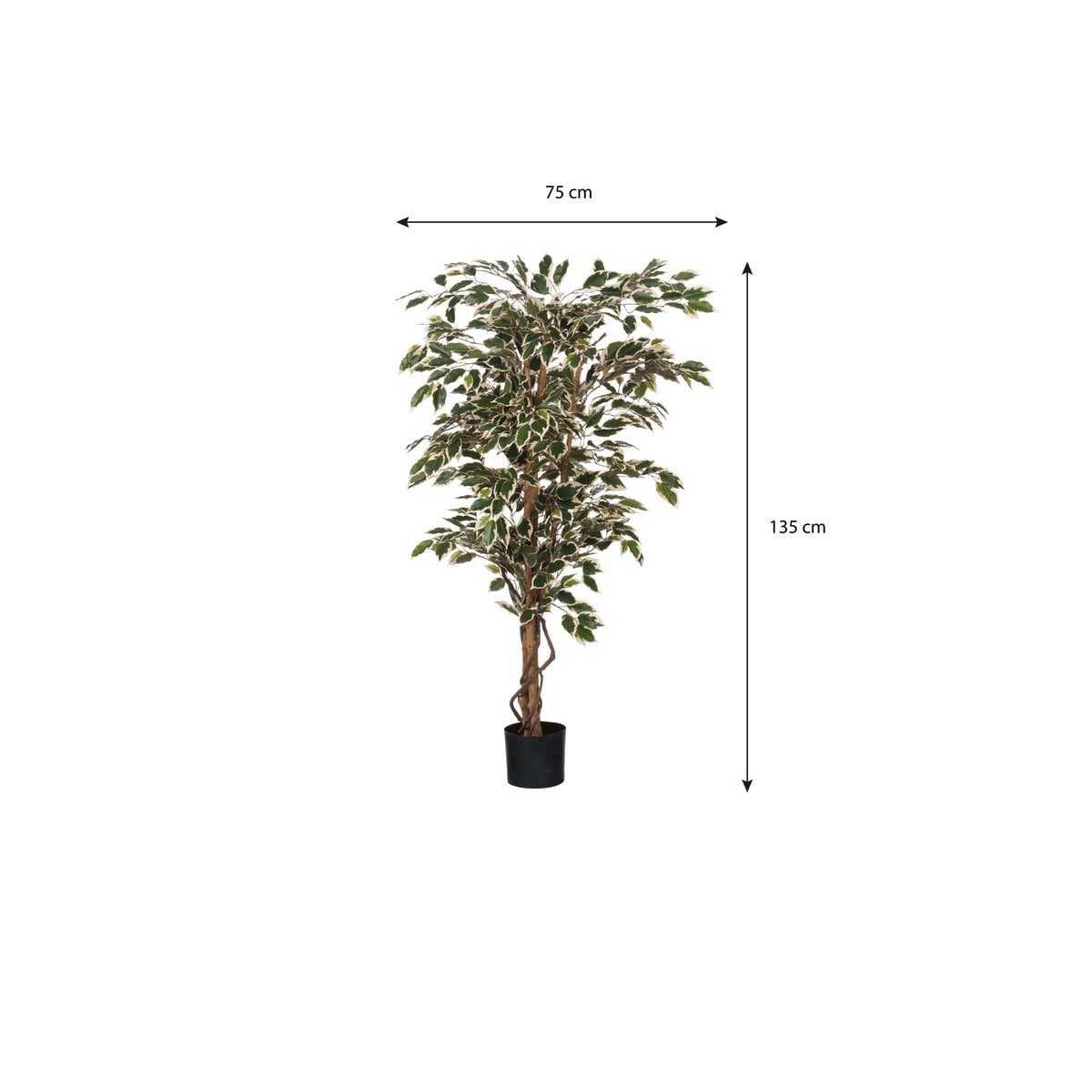 Ficus kunstplant, 150 cm