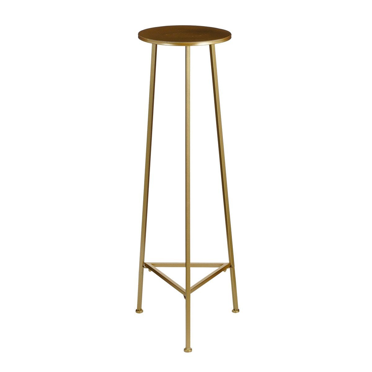 Adine plantentafel, ijzer, goud, Ø 35 × 120 cm