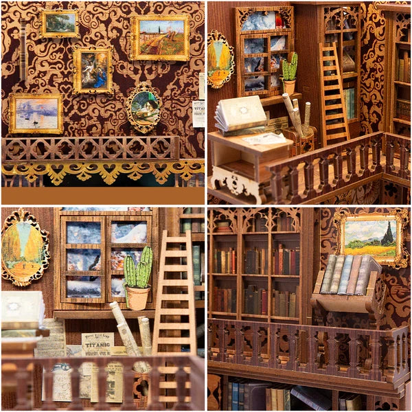 Eternal Bookstore book nook, 11 × 18 × 23 cm