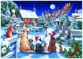 Santa paws legpuzzel, 500 XL stukjes