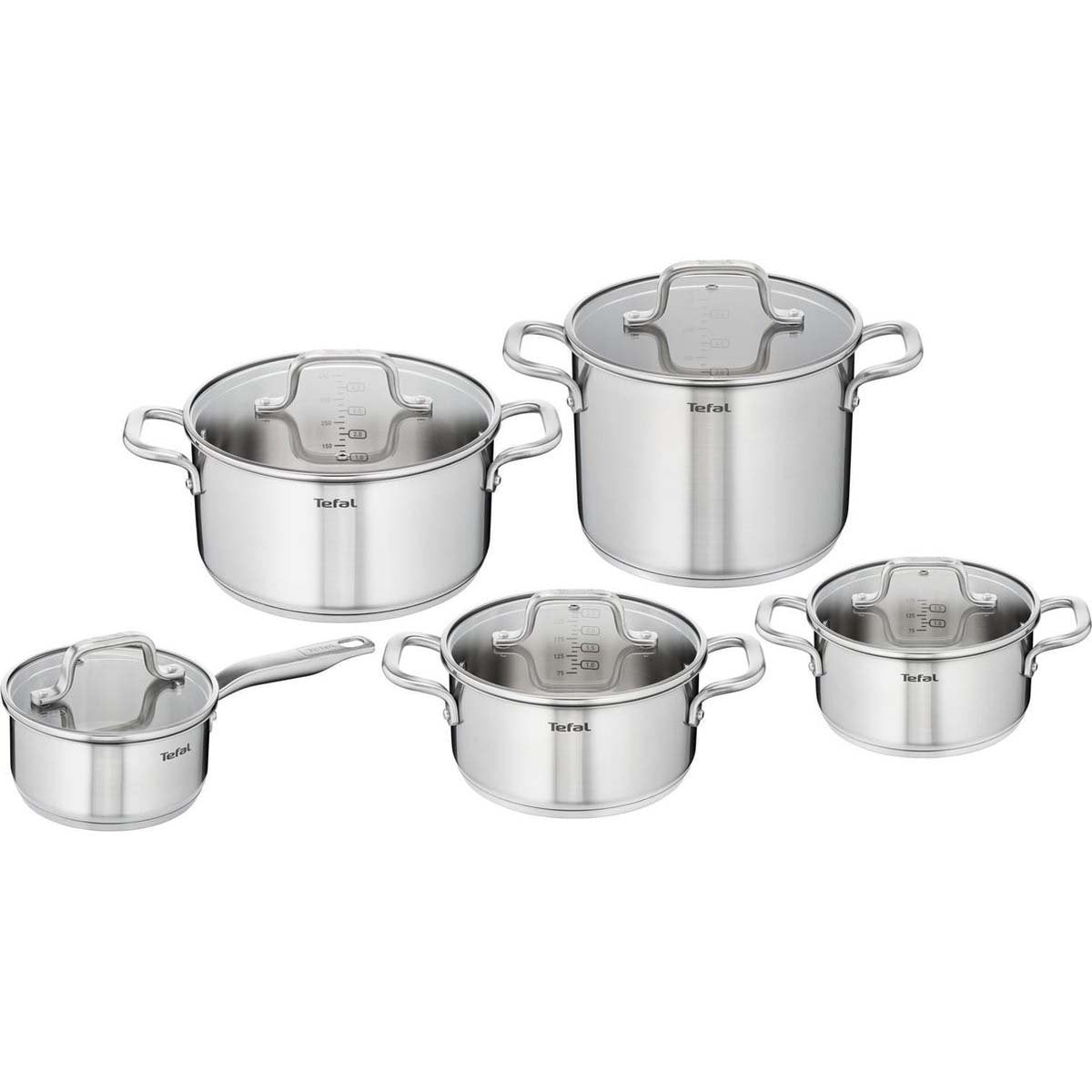 Tefal Virtuoso pannenset 5-delig inductie