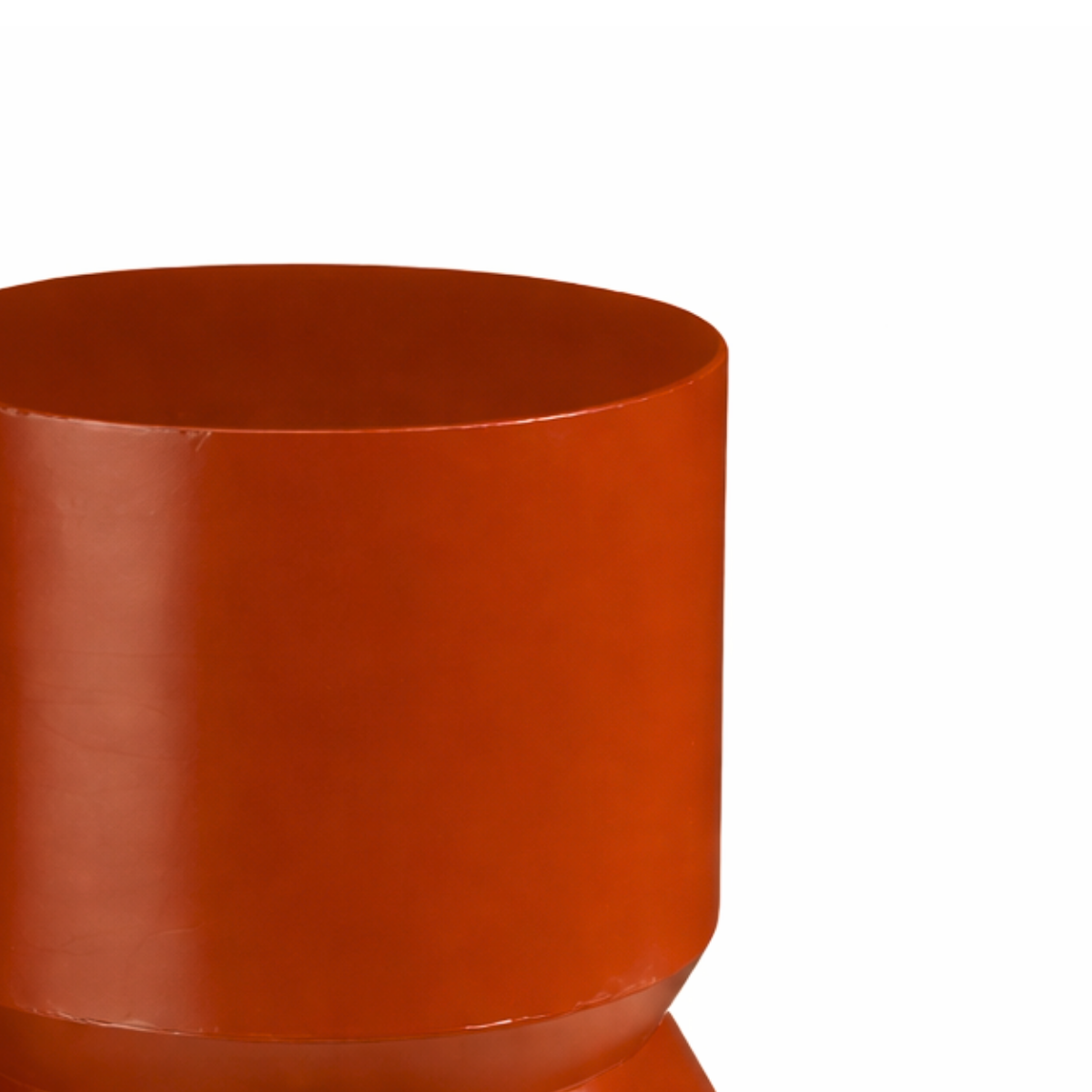 Mart bijzettafel rood, rond, 46 cm