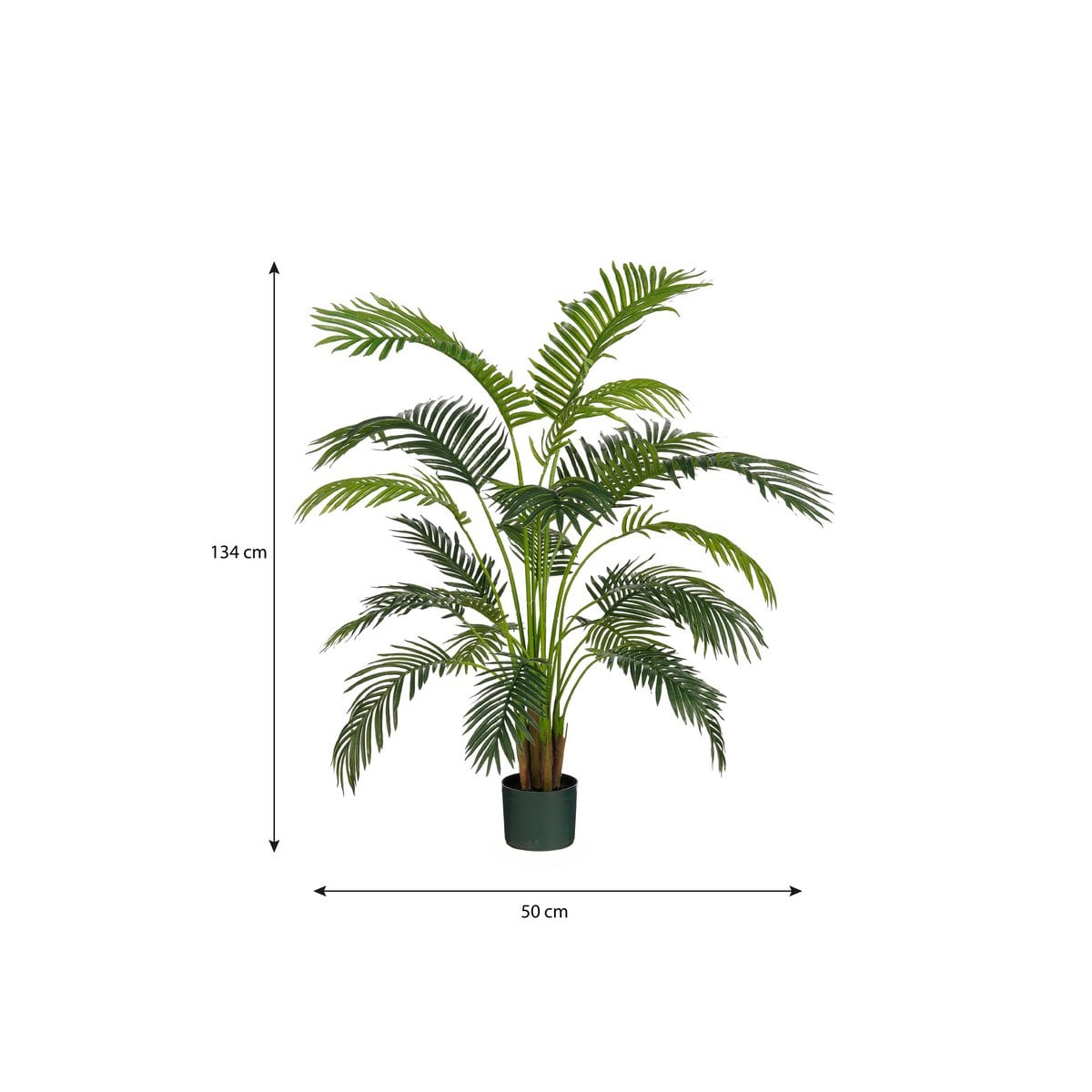 Areca palm kunstplant, 135 cm