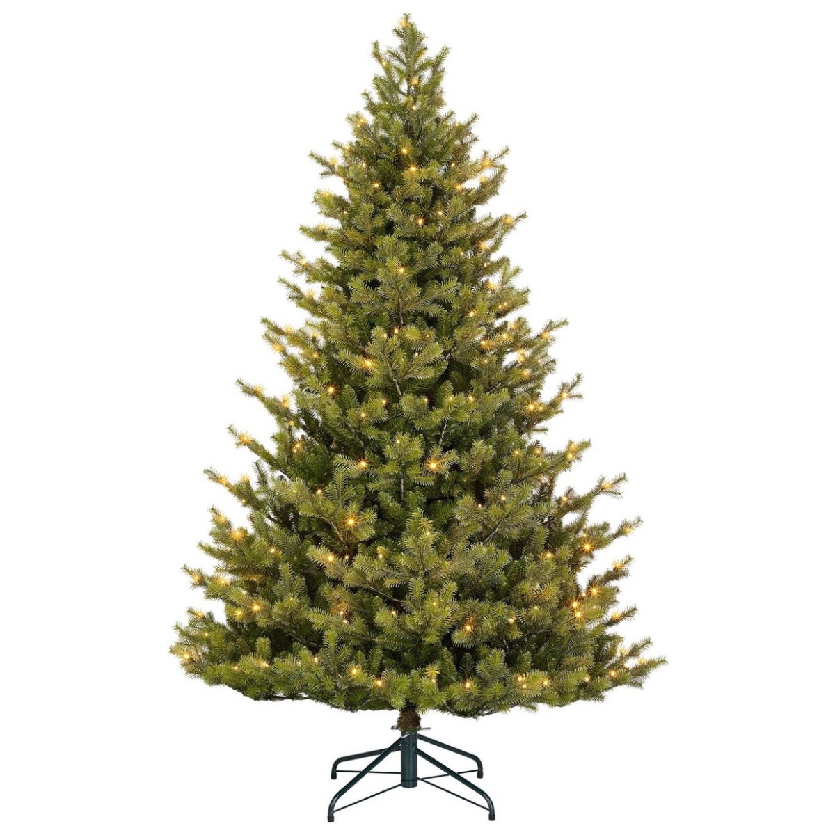Clive kunstkerstboom met verlichting, 215 cm, Ø 142 cm