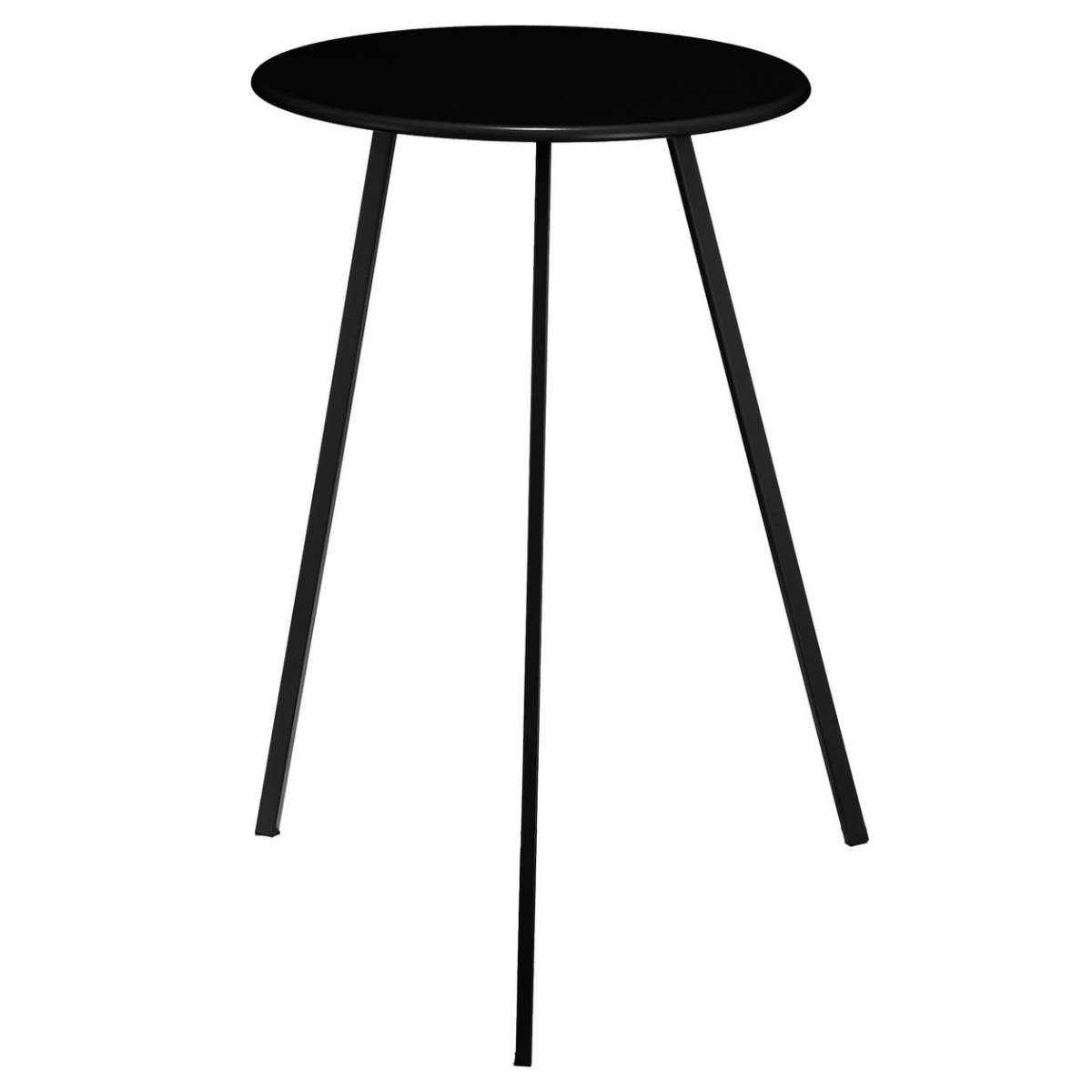 Seattle bijzettafel voor binnen en buiten, zwart, 38 × 38 × 58 cm