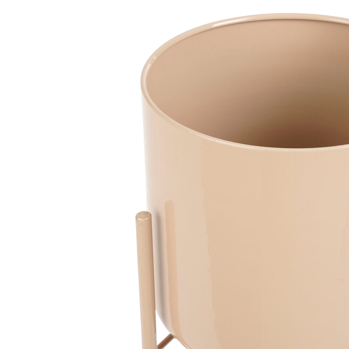 Colyn bloempot op standaard bruin, Ø 19 × 60 cm