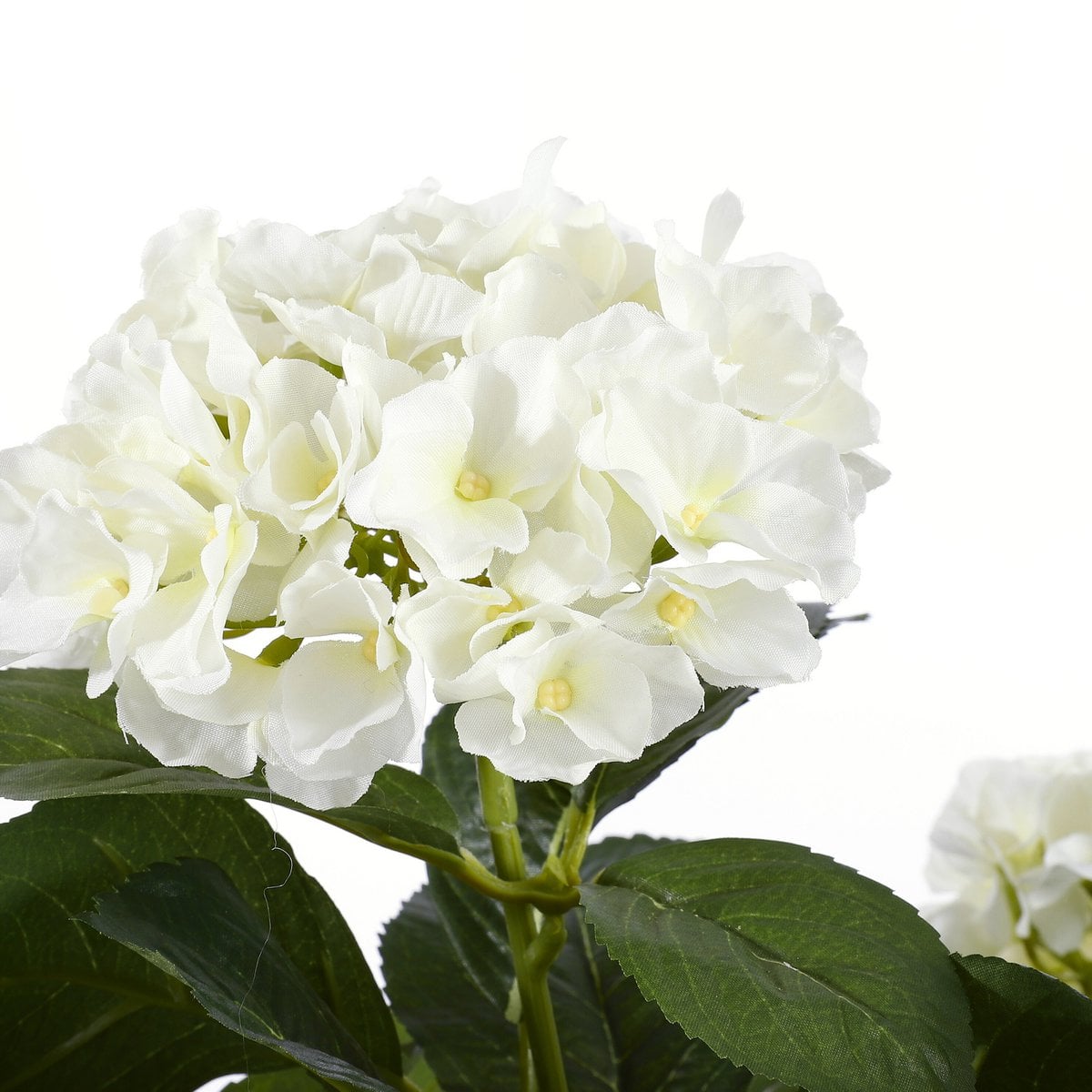 Hortensia kunstplant wit, 45 cm
