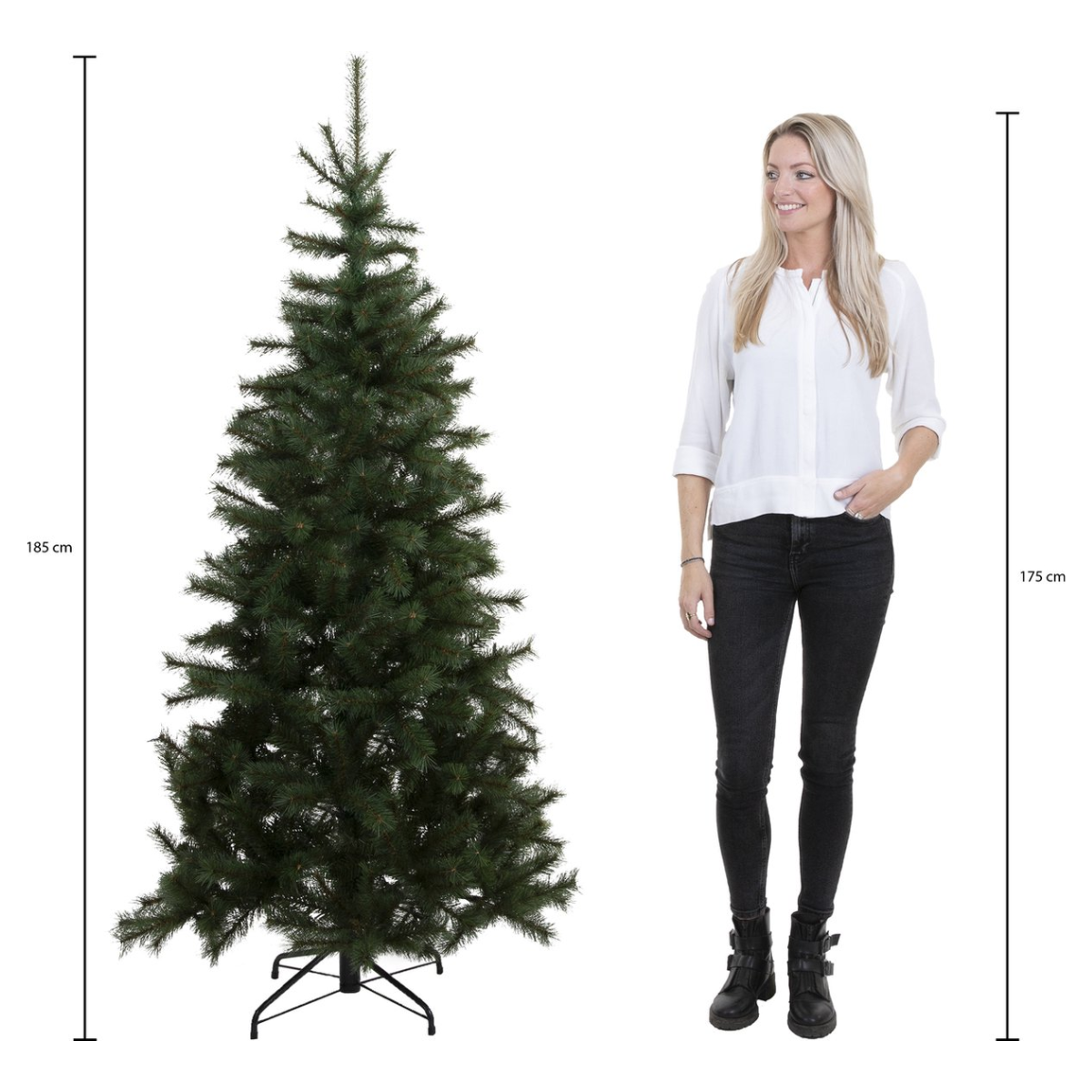 Kunstkerstboom Forest Frosted, groen, 185 cm