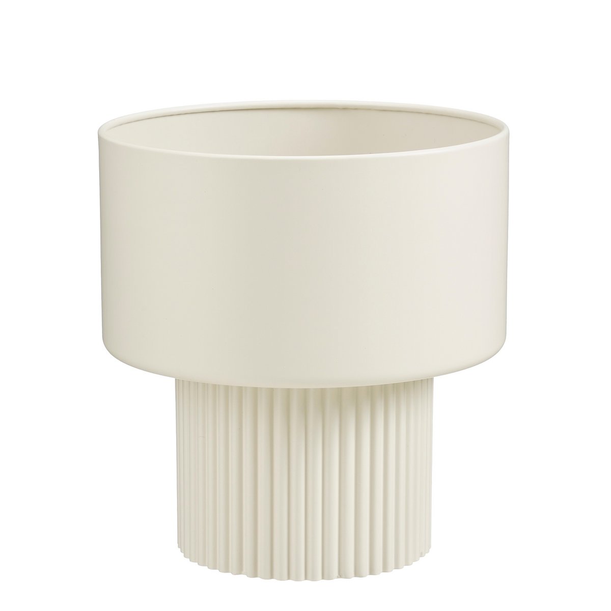 Lux bloempot, ijzer, off-white, Ø 31,5 × 33 cm