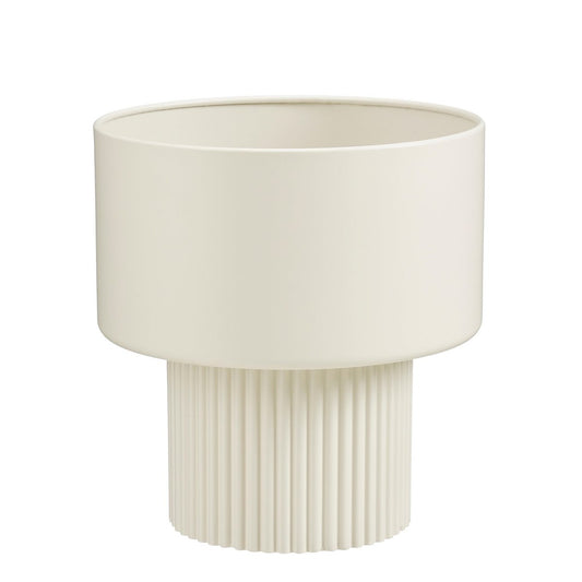 Lux bloempot, ijzer, off-white, Ø 31,5 × 33 cm