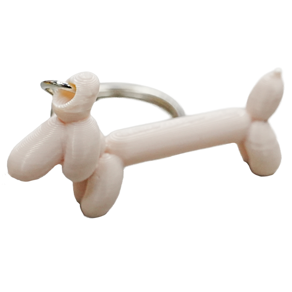 Wiener ballonhond sleutelhanger